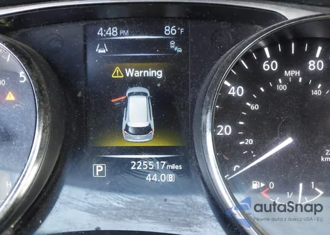 2015 Nissan Rogue Sv z USA, uszkodzony, nr VIN KNMAT2MT2FP558900